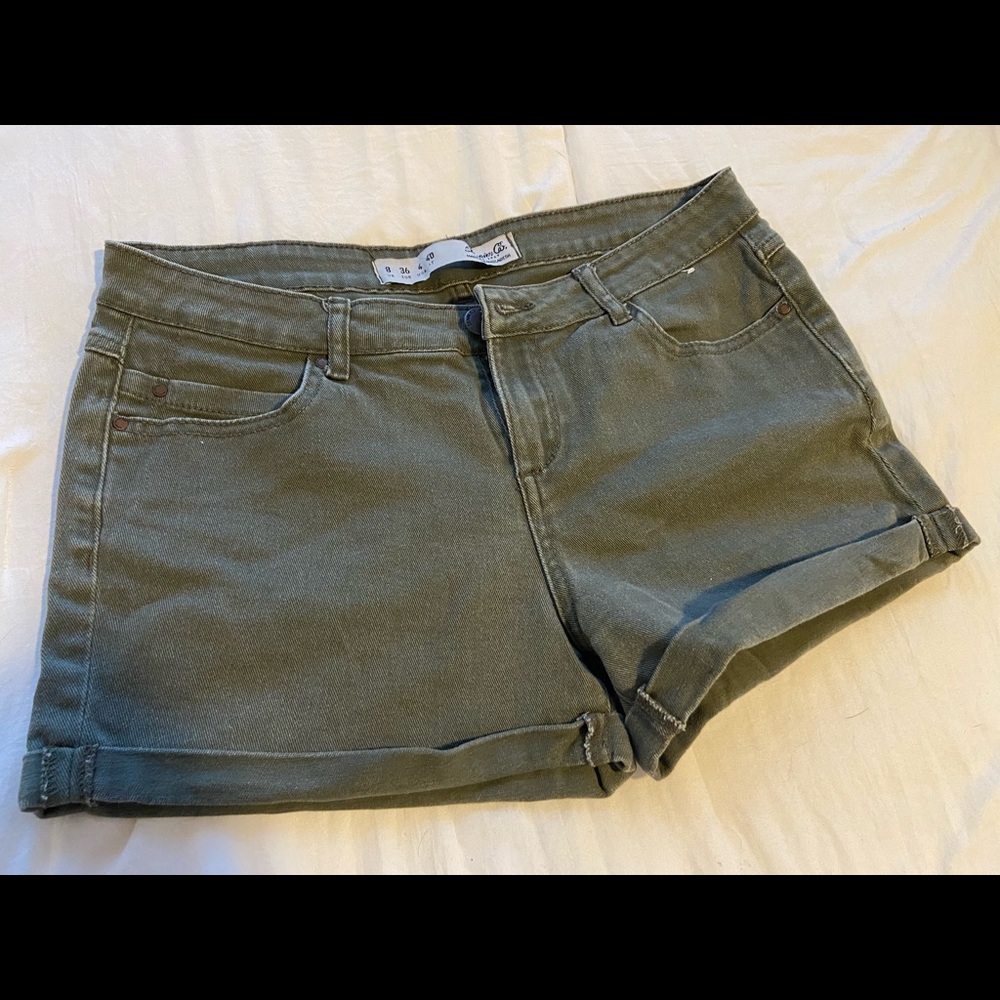 Denim Co olive Green Denim Short